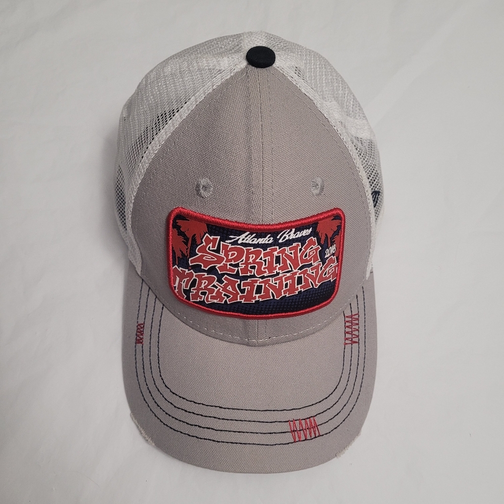 New Era 9Forty MLB 2018 Atlanta Braves Spring Training Trucker Snapback Cap